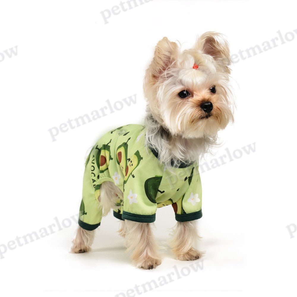 Avocado Soft Stretchy Dog Pajamas – view 3