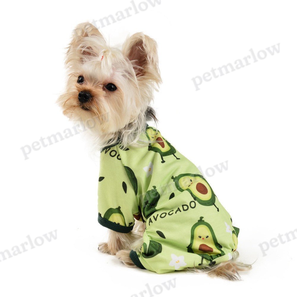 Avocado Soft Stretchy Dog Pajamas – view 4
