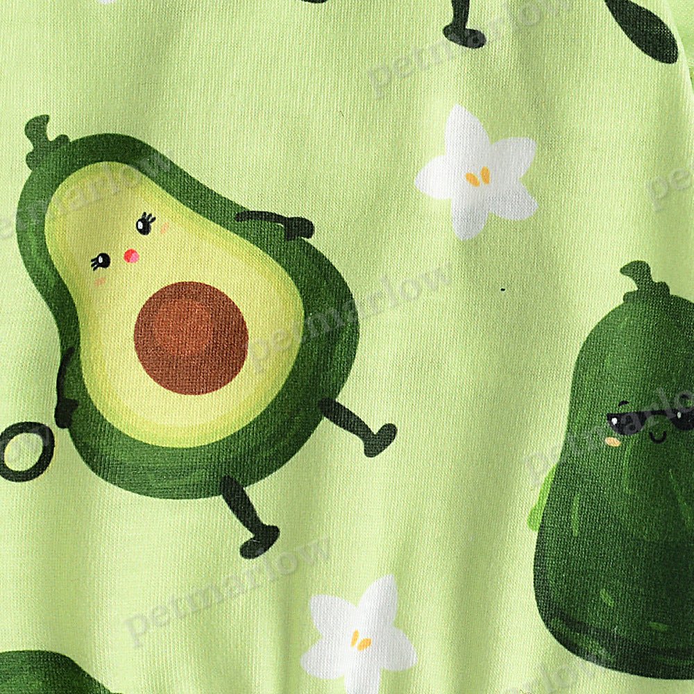 Avocado Soft Stretchy Dog Pajamas – view 5