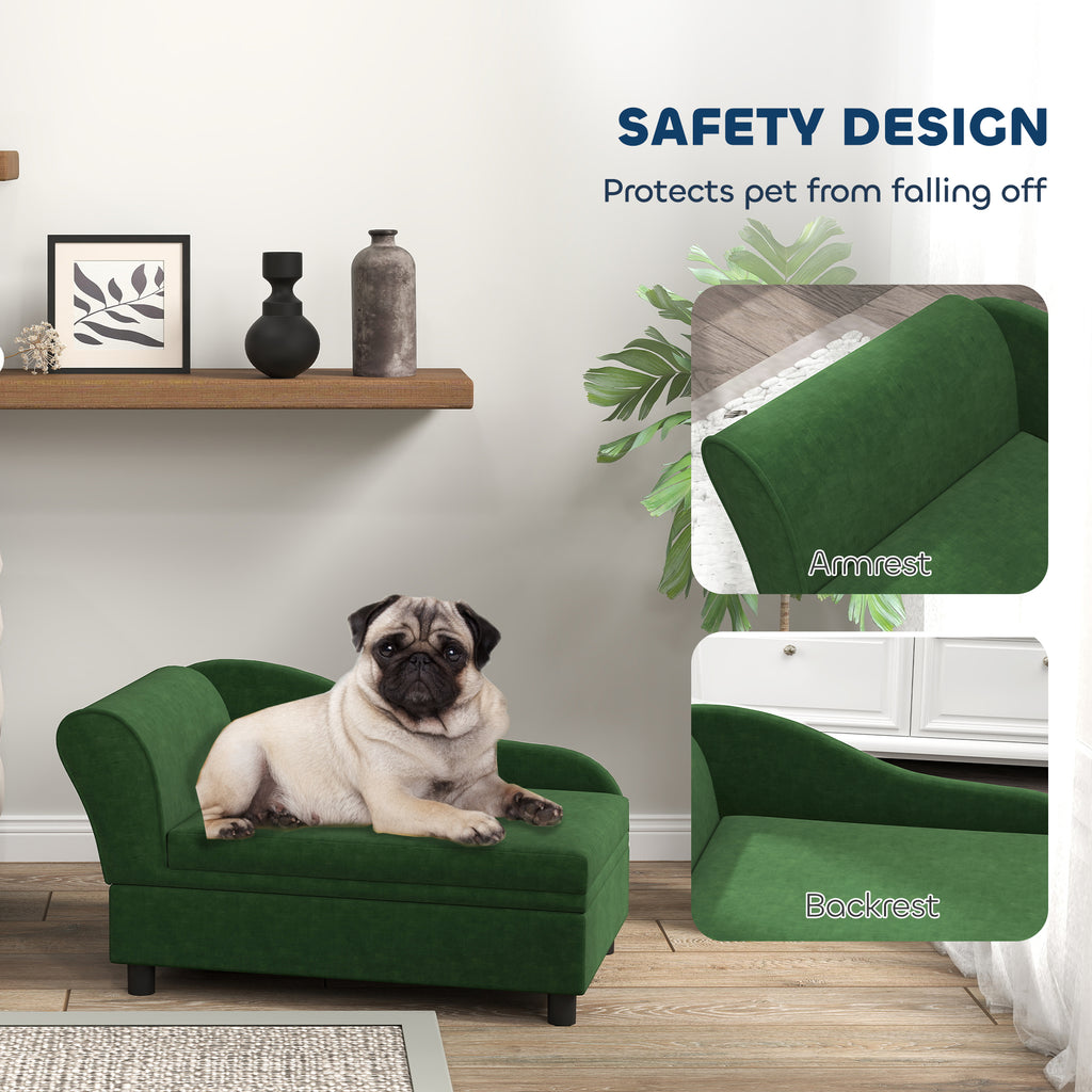 Pet Sofa Bed Couch with Storage for Cats and Small Dogs – view 8