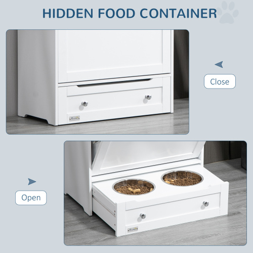 Pet Feeder Station Locker for Dogs and Cats – view 8