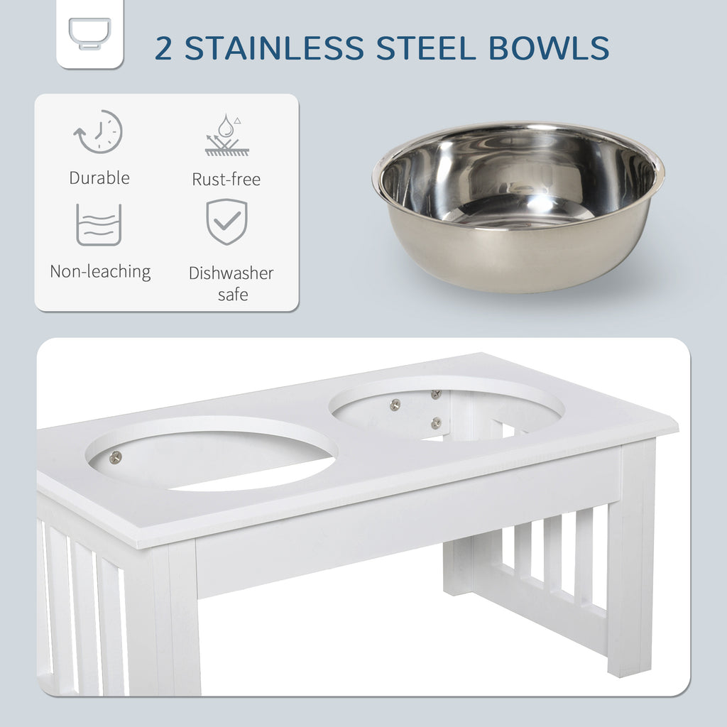 Small Puppy Dog Feeding Station with Elevated Bowls – view 8