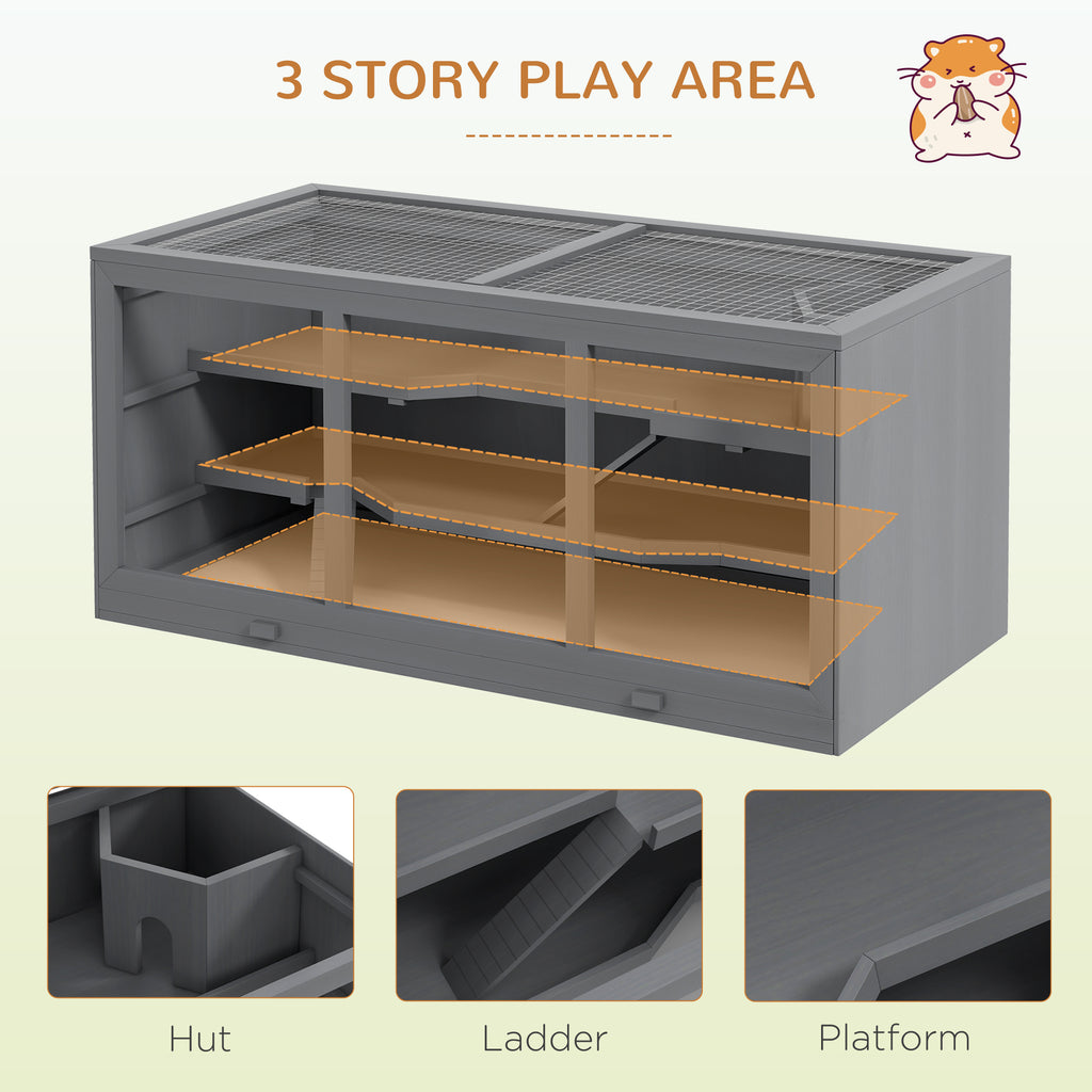 Extra Large Hamster Cage with Opening Roof and Ramps – view 7
