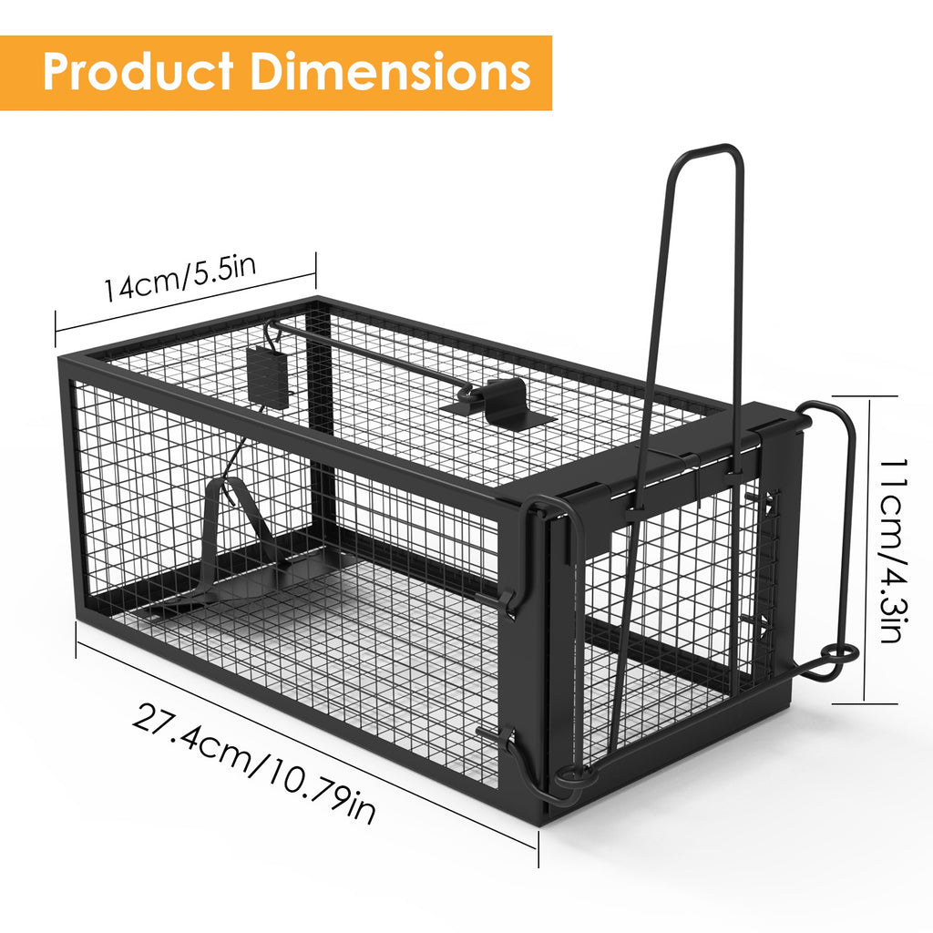 Humane Live Rodent Trap Cage for Mice Control – view 9