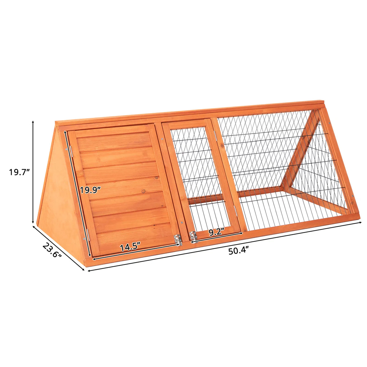 Wooden Rabbit and Guinea Pig Hutch for Small Animals – view 9