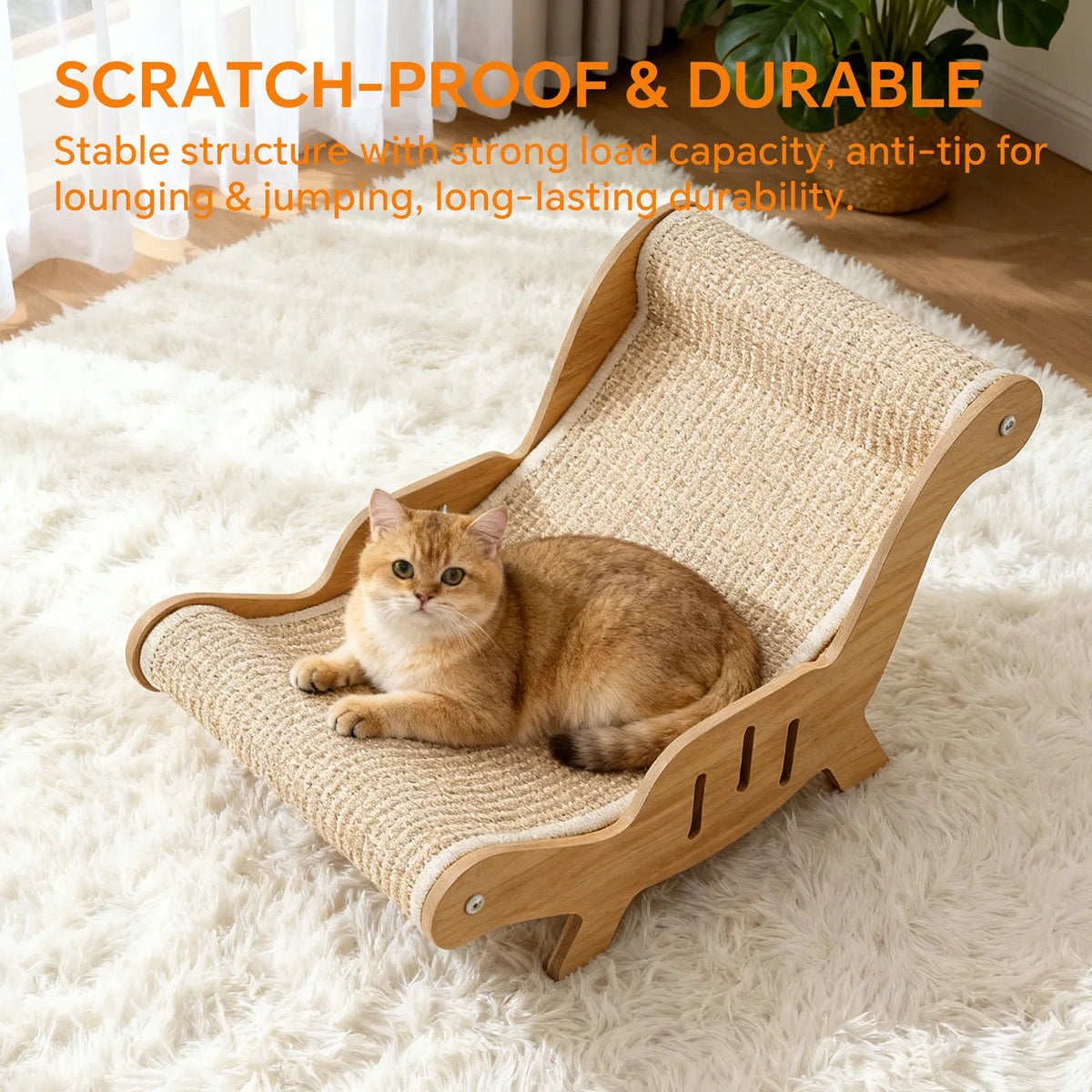 C-Type All Inclusive Sisal Cat Lounge Chair – view 7