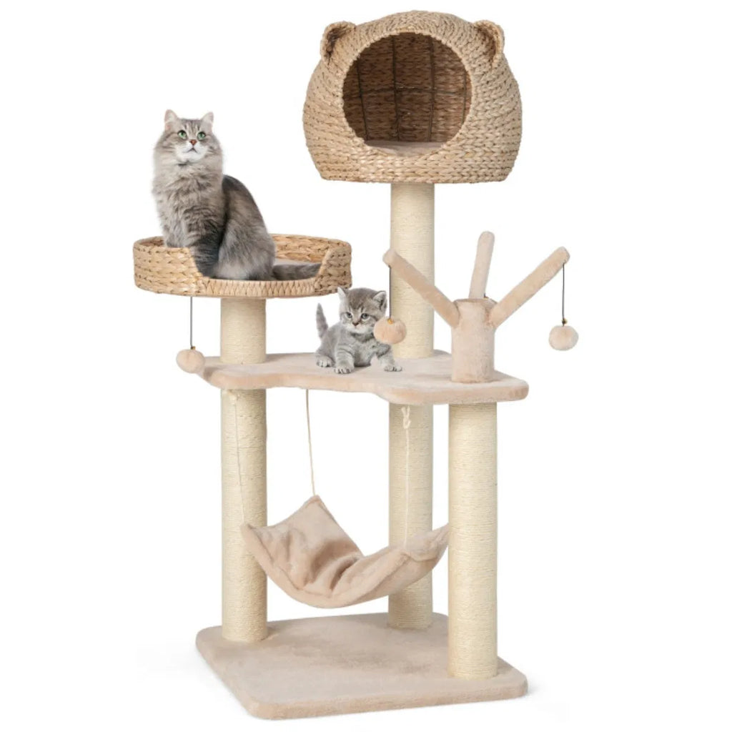 Five-story cat tree with hammock – view 7