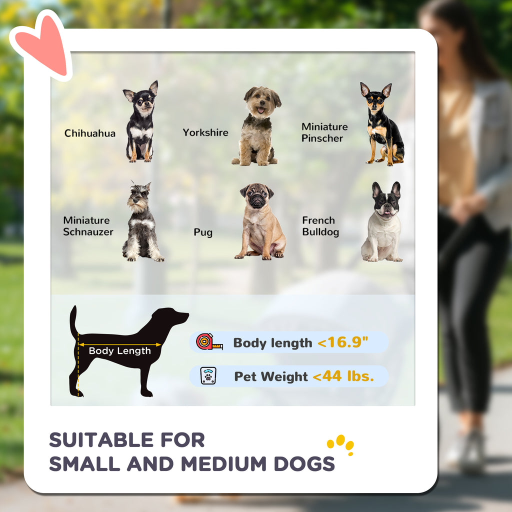 Pet Stroller for Small and Medium Dogs with Adjustable Canopy – view 7