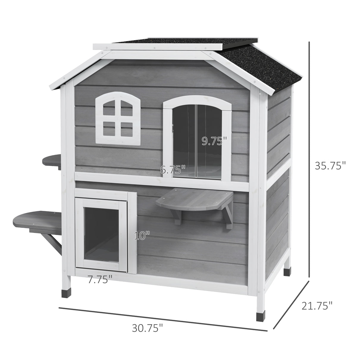 2-Story Cat House Outdoor – view 7