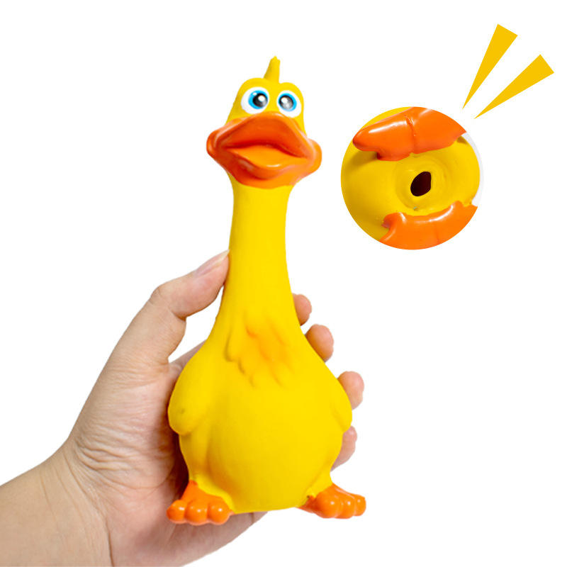 Screaming Chicken Latex Dog Toys, 3-Pack