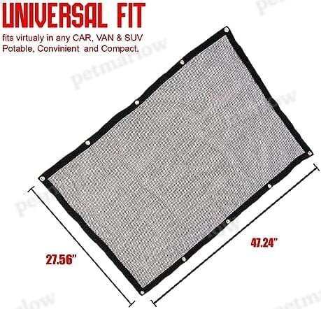 Back Seat Car Pet Mesh Net Cage Barrier (Medium) – view 2