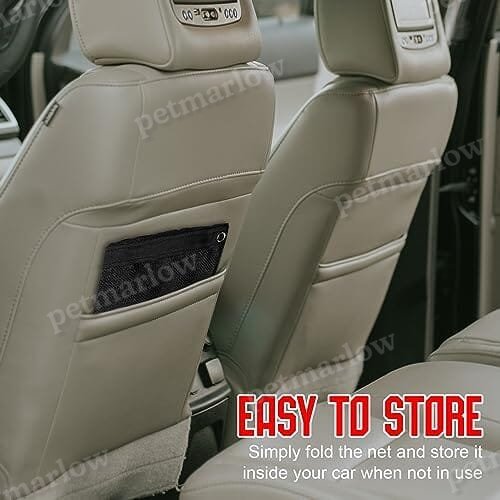 Back Seat Car Pet Mesh Net Cage Barrier (Medium) – view 4