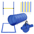 Dog Agility Training Kit for Fun and Exercise – Blue / 740x640x95 mm