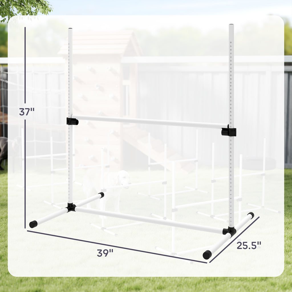 Dog Agility Set with Adjustable Jumps and Carry Bag – view 9