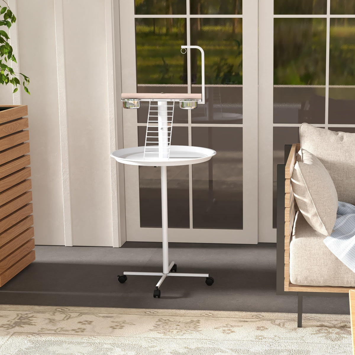 Bird Stand with Wheels for Easy Movement and Play – view 9