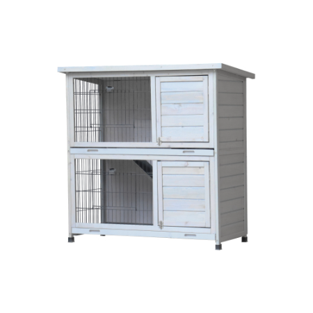 Rabbit Hutch Outdoor With Removable Trays for Small Animals – view 9