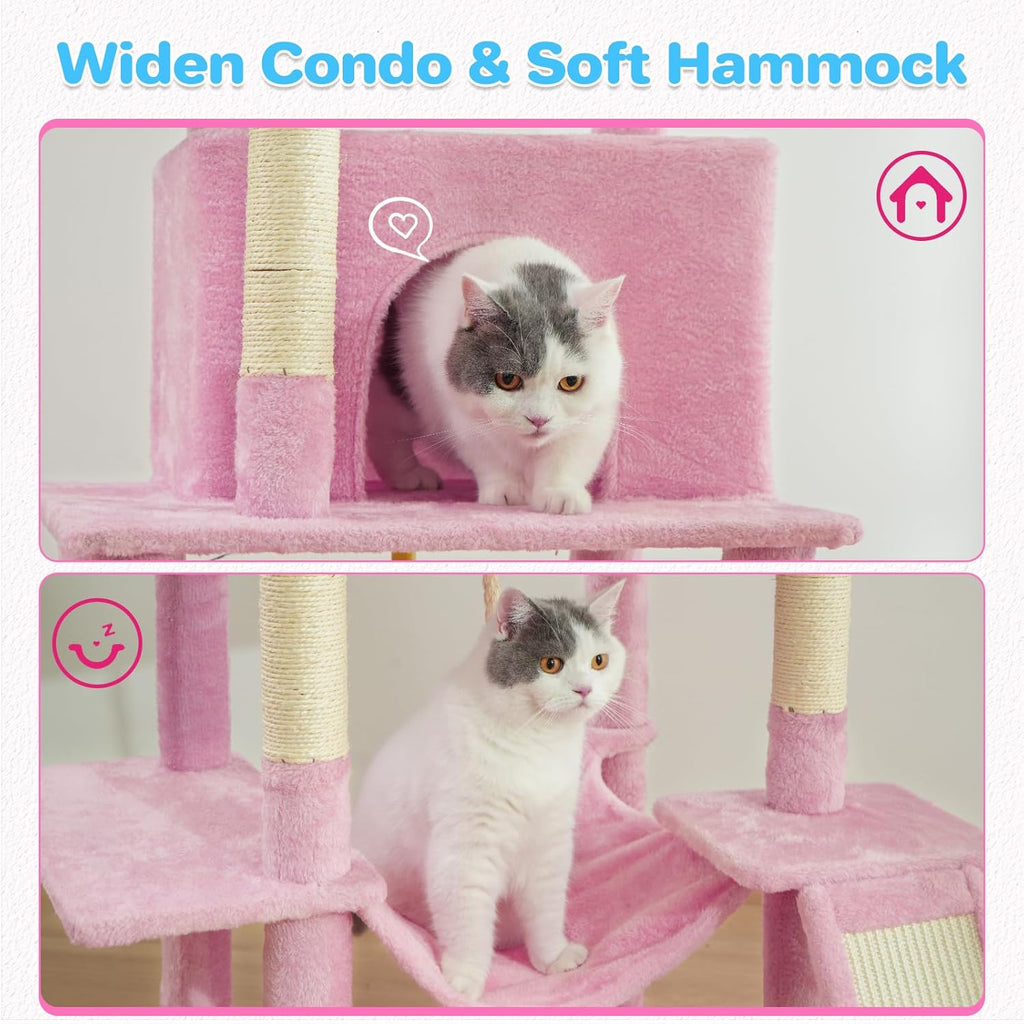 ABCPET 63-inch Multi-level Cat Climbing Frame – view 10