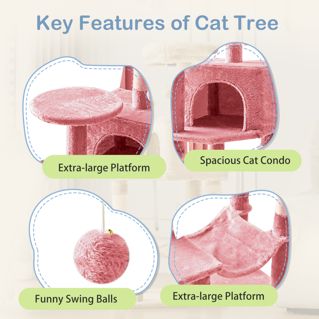 44 Inch Multi-Cat Climbing Tower – view 8