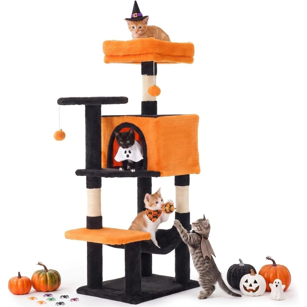 Multi-Level Cat Tower with Sisal Posts