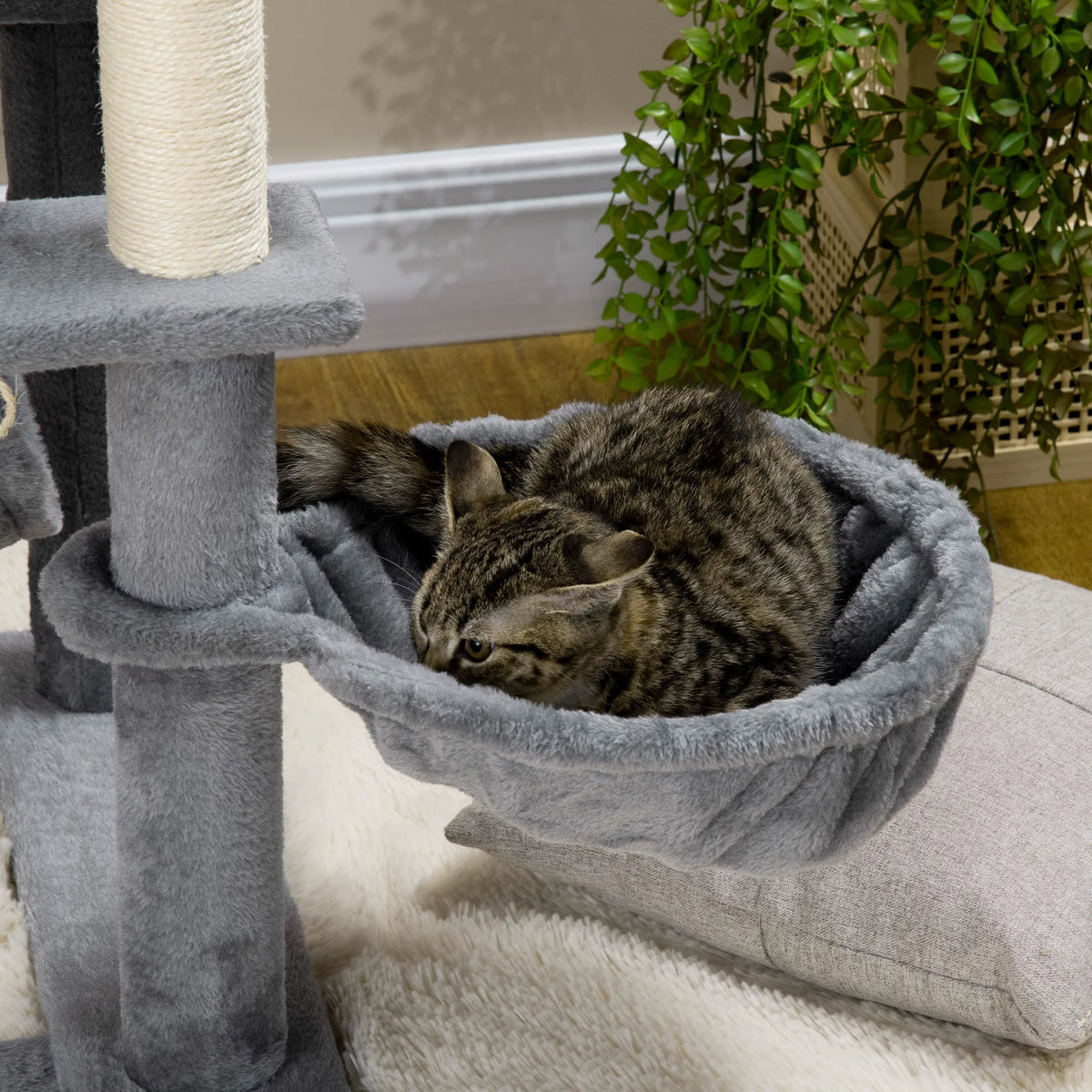 Cat Tree with Multi-Level Design and Scratching Posts – view 7