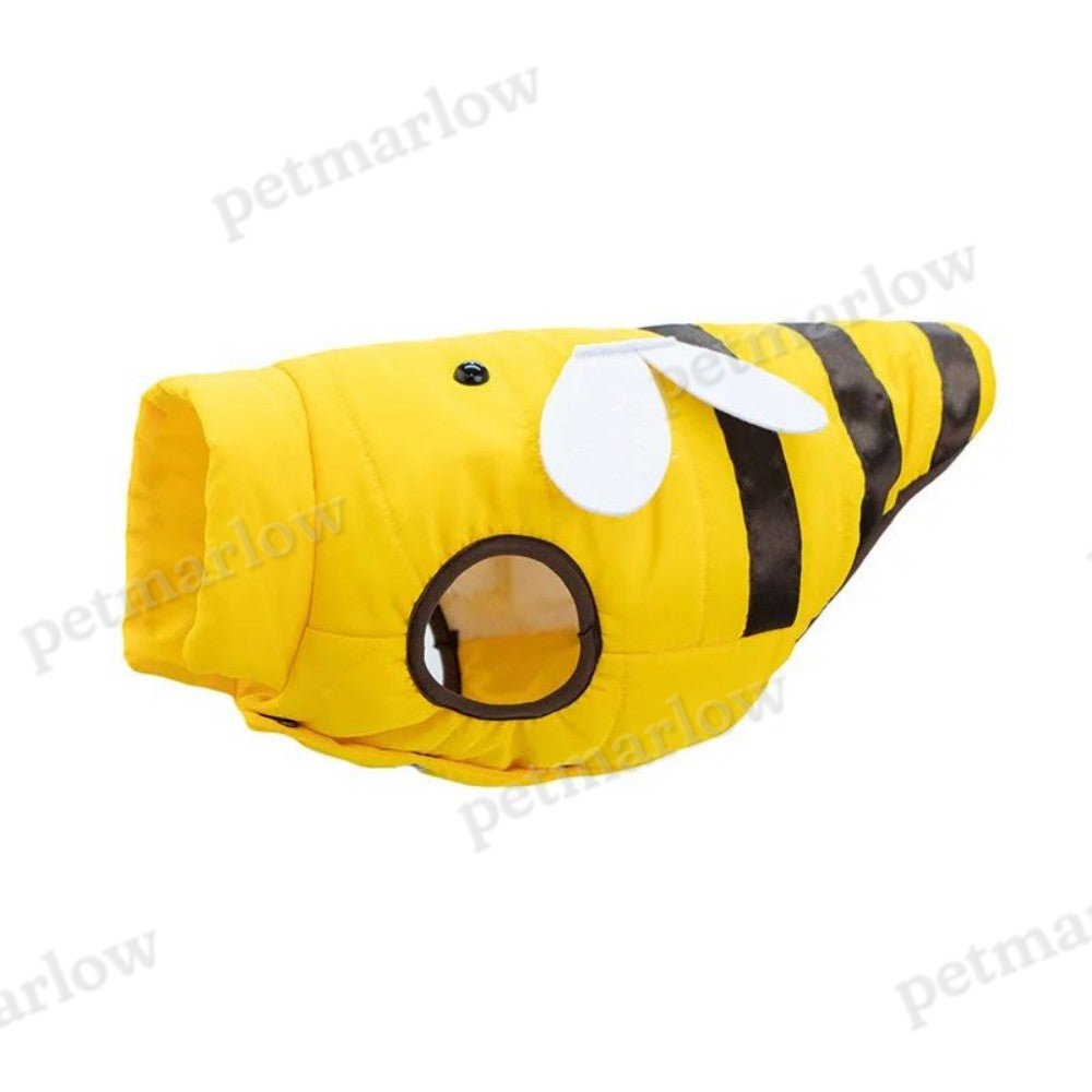Bee-Themed Warm Winter Dog Coat – view 6