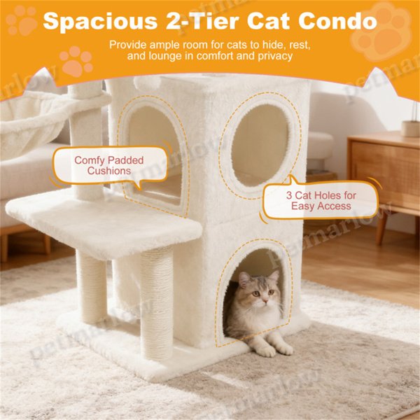 Multi-Level Cat Tree with Condo for Comfort and Play – view 5