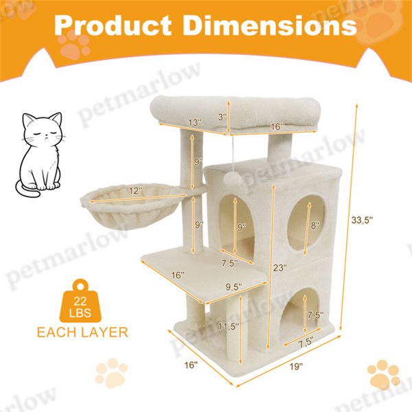 Multi-Level Cat Tree with Condo for Comfort and Play – view 6