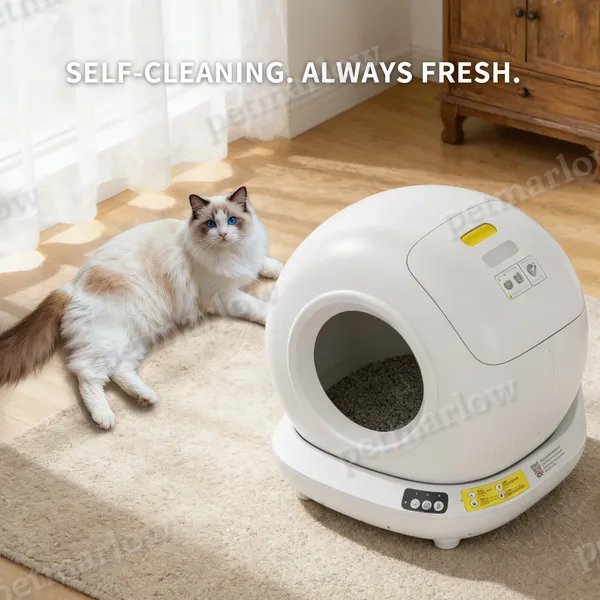 Automatic Cat Litter Box for Smart Self-Cleaning and Monitoring – view 4