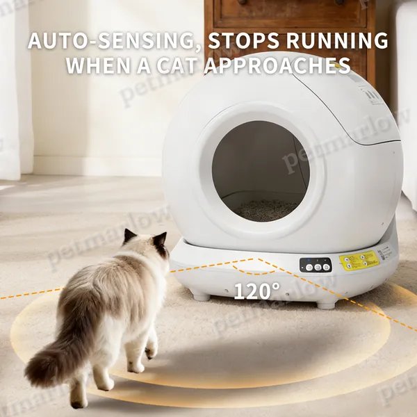Automatic Cat Litter Box for Smart Self-Cleaning and Monitoring – view 5