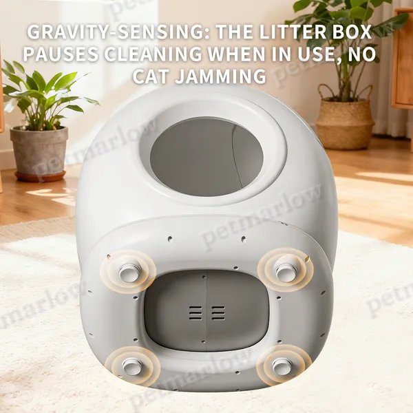Automatic Cat Litter Box for Smart Self-Cleaning and Monitoring – view 6