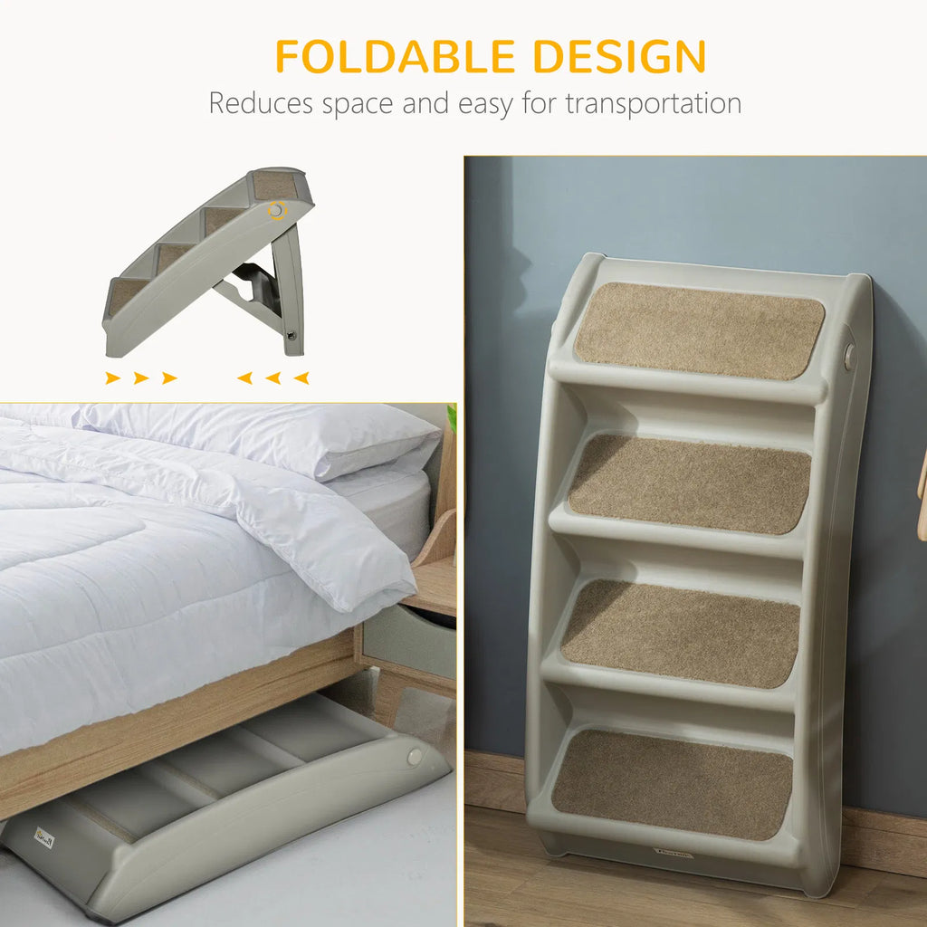 Portable Dog Stairs for Small Pets, Foldable and Non-Slip – view 7