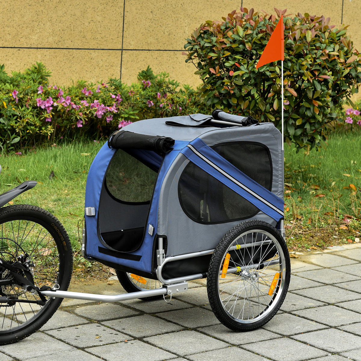 Bike Trailer Cargo Cart for Dogs and Pets