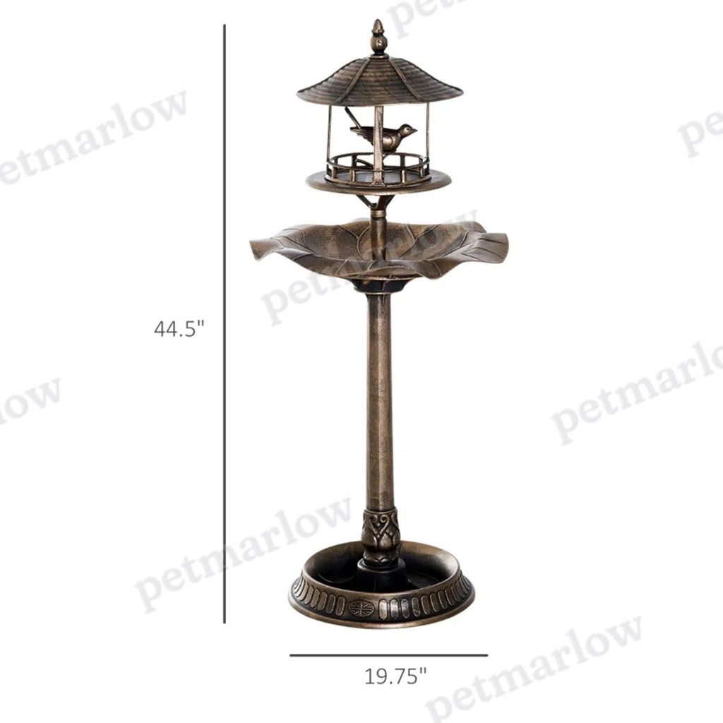 Bird Bath and Feeder Bowl for Garden – view 4