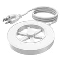 Bird Bath Heater Keeps Water Warm for Winter – White