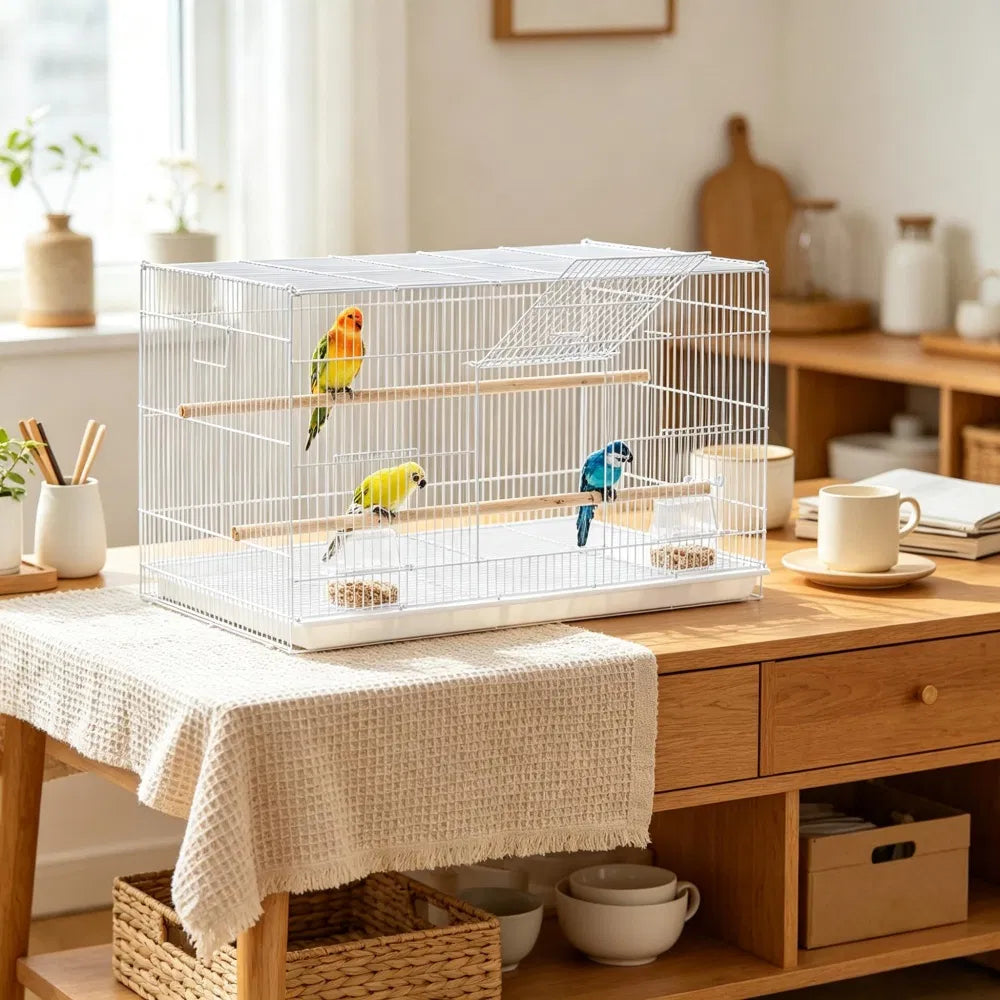 Bird Cage with Easy Cleaning and Spacious Design – view 2
