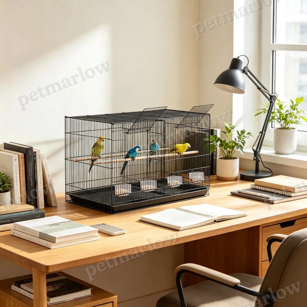 Bird Cage with Easy to Clean Design – view 3