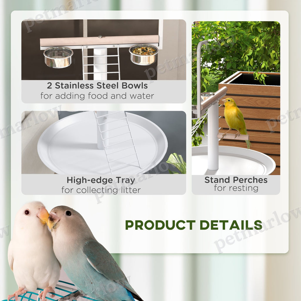 Bird Stand with Wheels for Easy Movement and Play – view 3