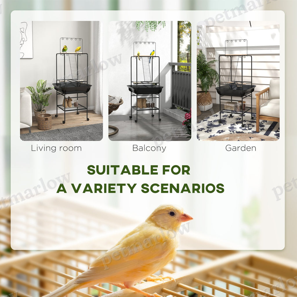 Bird Stand with Wheels for Indoor and Outdoor Use – view 3