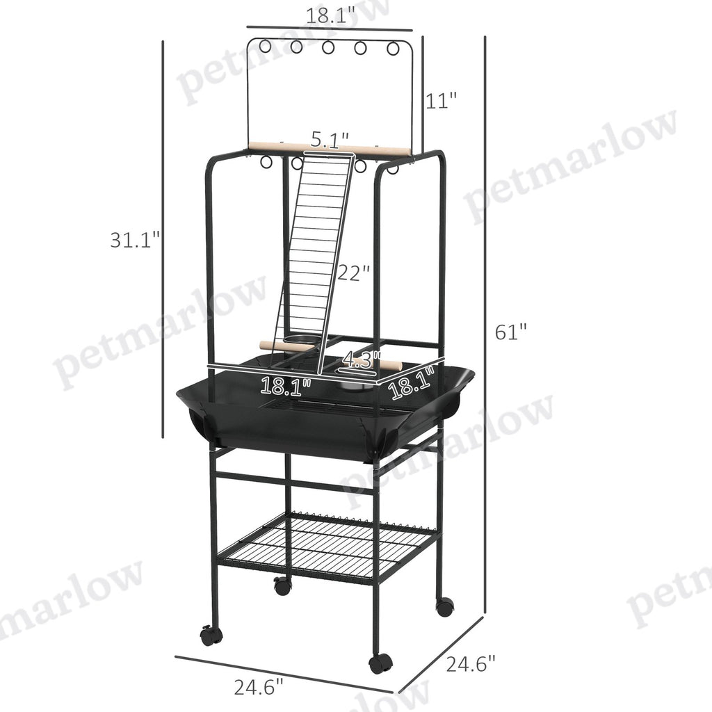 Bird Stand with Wheels for Indoor and Outdoor Use – view 6