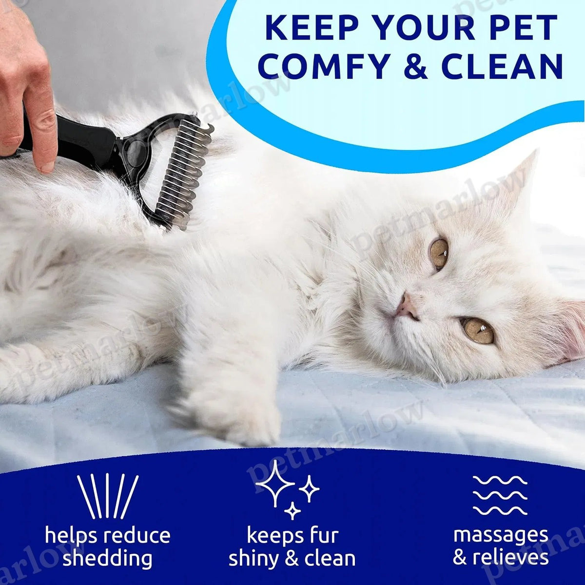 Dual-Head Pet Hair Removal Brush – view 3