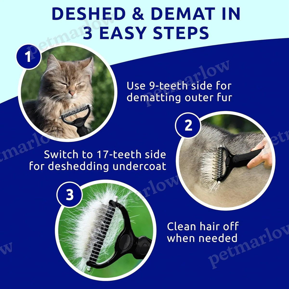 Dual-Head Pet Hair Removal Brush – view 6