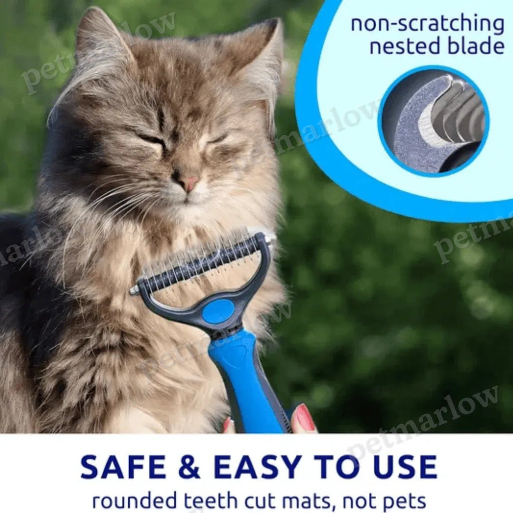 Dual-Sided Pet Hair Removal Brush for Cats and Dogs – view 5