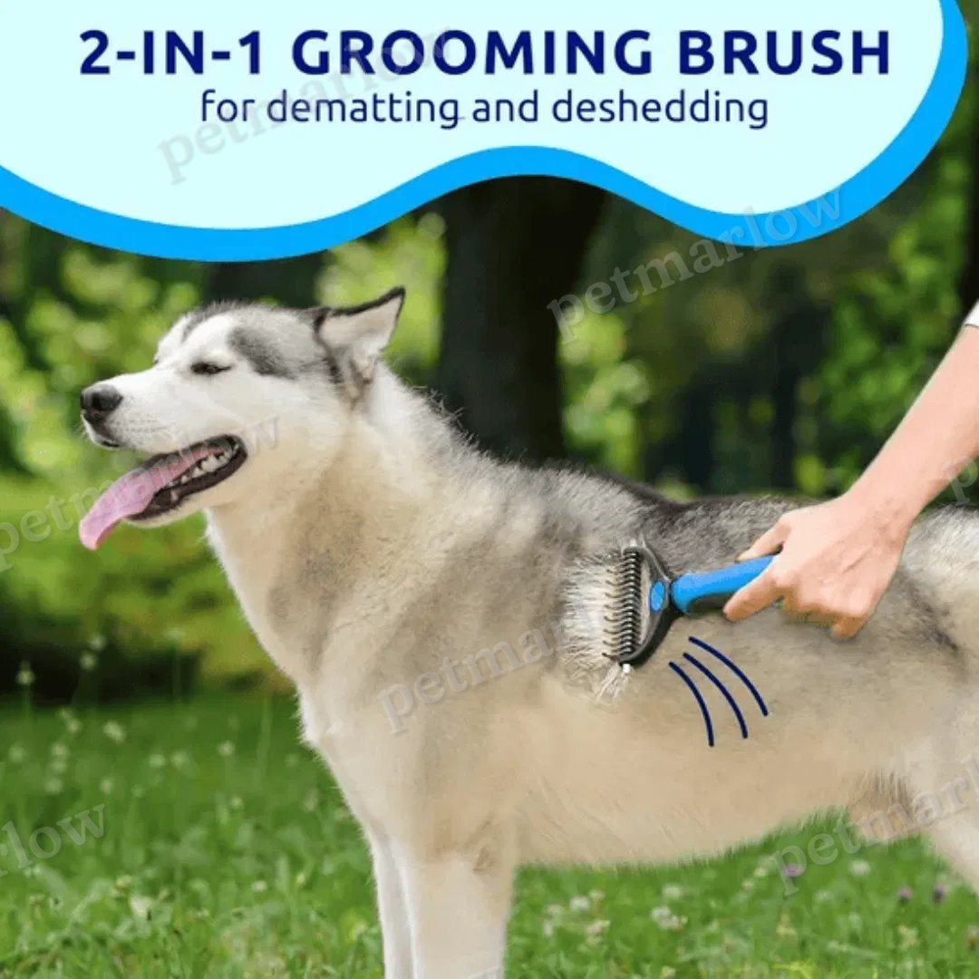 Dual-Sided Pet Hair Removal Brush for Cats and Dogs – view 6