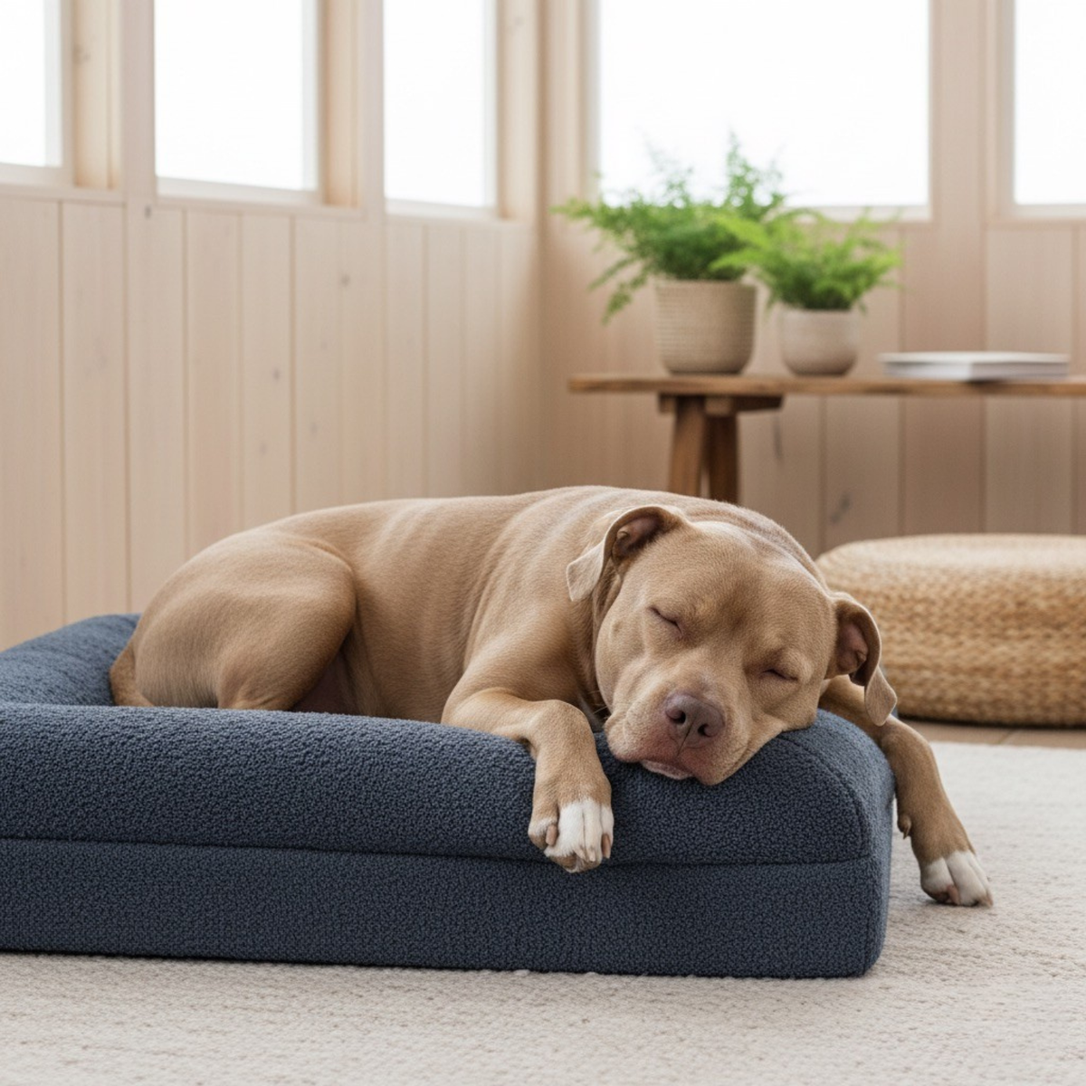 Luxury Bouclé Supportive Dog Bed – view 16