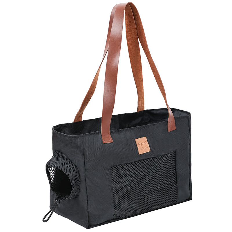 Breathable Air Mesh Pet Dog Carrier Dog Travel Bag Stylish Outdoor Dog carrier Cat Carrier Bag Backpack With – Black / 14.2*7.9*10inch