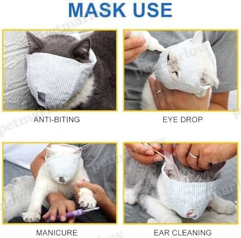 Breathable Cat Mouth Guard Anti Bite Anti Meow Cat Grooming Muzzle – view 6