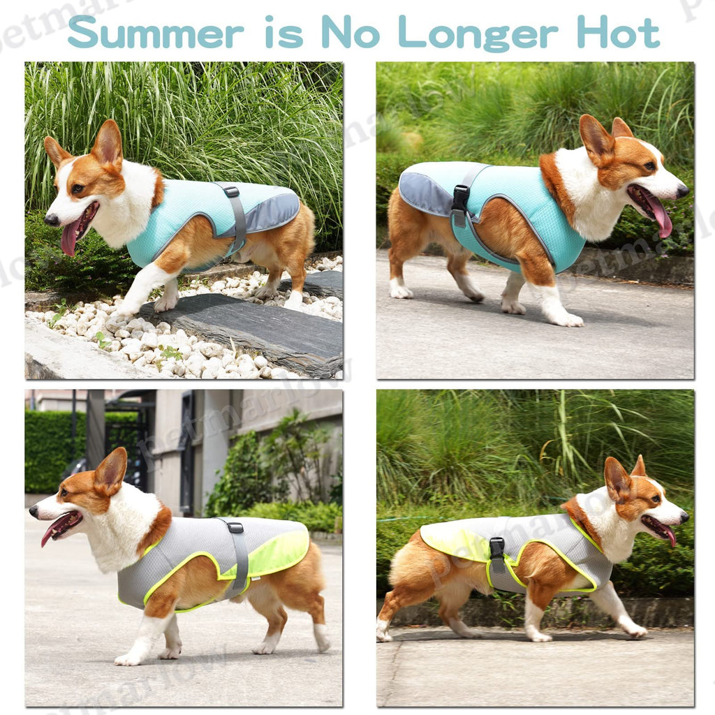 Breathable Dog Cooling Vest with Adjustable Straps Lightweight Dog Cooler Jacket – view 6