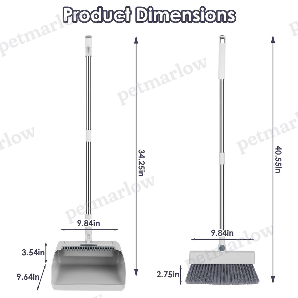 Broom and Dustpan Combo Set for Easy Cleaning – view 2