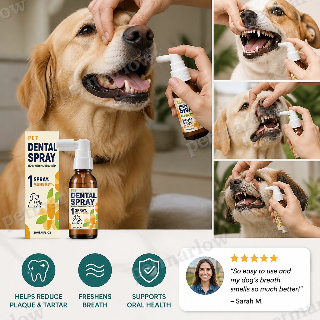 Brushless Tartar Control Dental Spray for Dogs – Helps Reduce Plaque & Freshen Breath – view 3