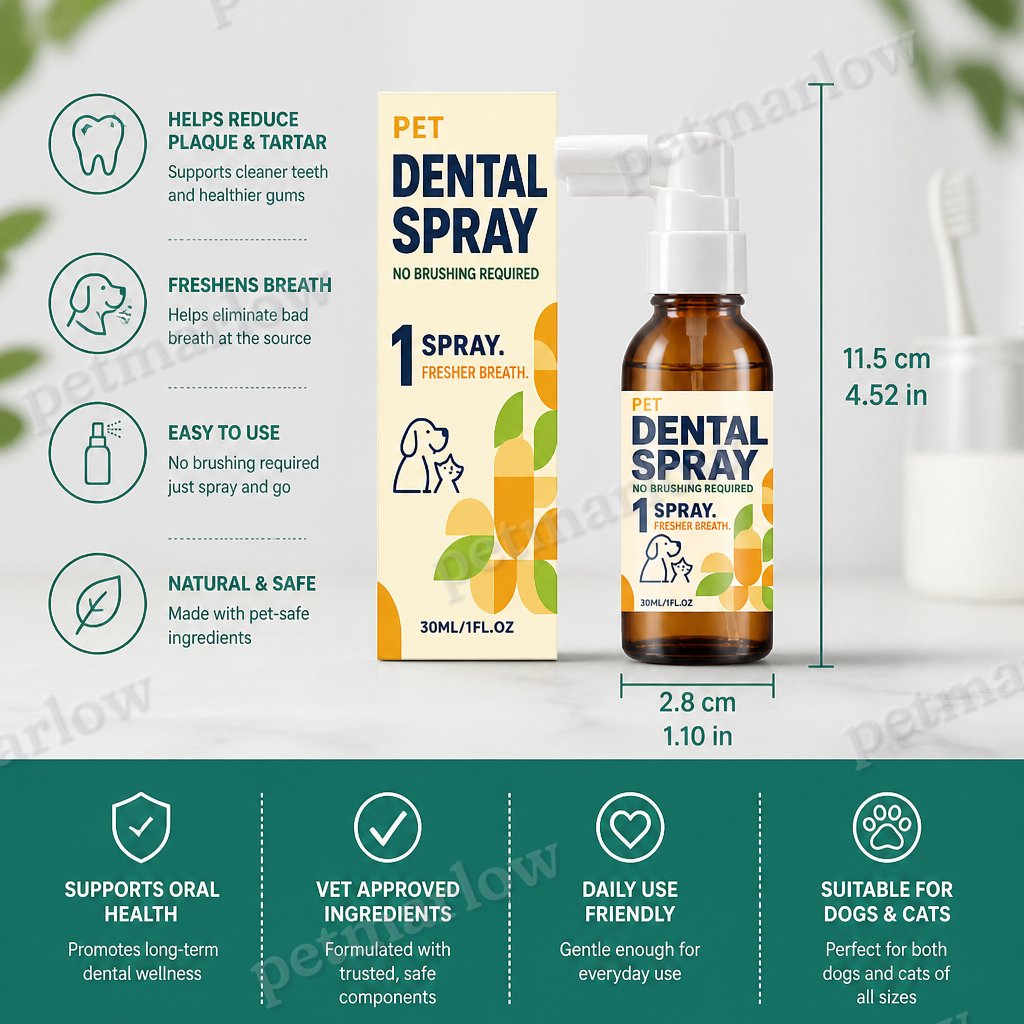 Brushless Tartar Control Dental Spray for Dogs – Helps Reduce Plaque & Freshen Breath – view 5